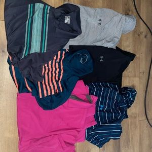 6 UNDER ARMOUR POLOS 2XL Bundle
